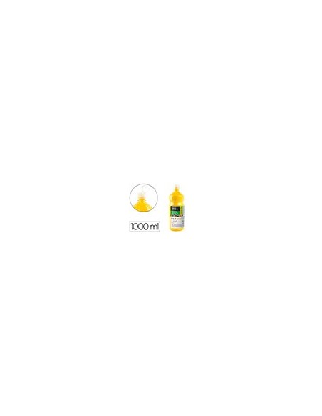 TEMPERA ESCOLAR LIDERPAPEL 1000 ML AMARILLO