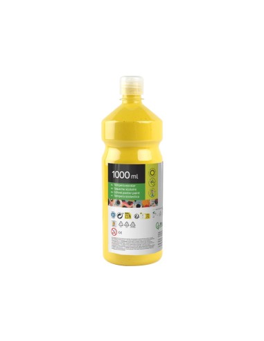 TEMPERA ESCOLAR LIDERPAPEL 1000 ML AMARILLO