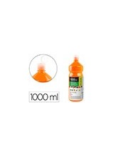 TEMPERA ESCOLAR LIDERPAPEL 1000 ML NARANJA 2