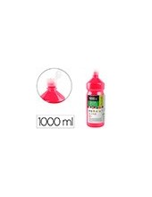 TEMPERA ESCOLAR LIDERPAPEL 1000 ML FUCSIA 2