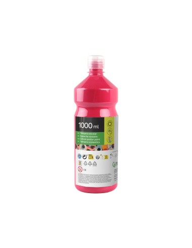 TEMPERA ESCOLAR LIDERPAPEL 1000 ML FUCSIA
