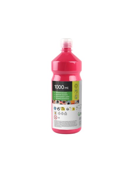 TEMPERA ESCOLAR LIDERPAPEL 1000 ML FUCSIA