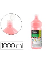 TEMPERA ESCOLAR LIDERPAPEL 1000 ML ROSA