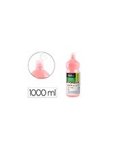 TEMPERA ESCOLAR LIDERPAPEL 1000 ML ROSA 2