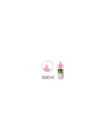 TEMPERA ESCOLAR LIDERPAPEL 1000 ML ROSA