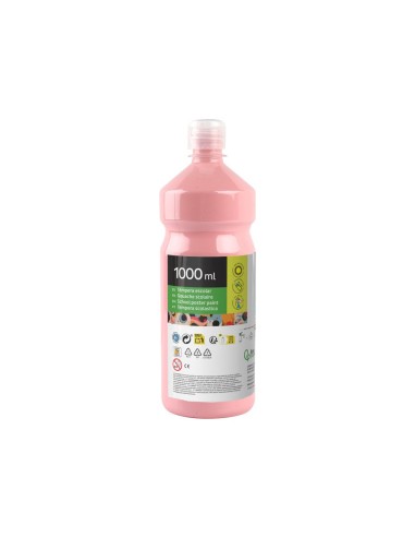 TEMPERA ESCOLAR LIDERPAPEL 1000 ML ROSA