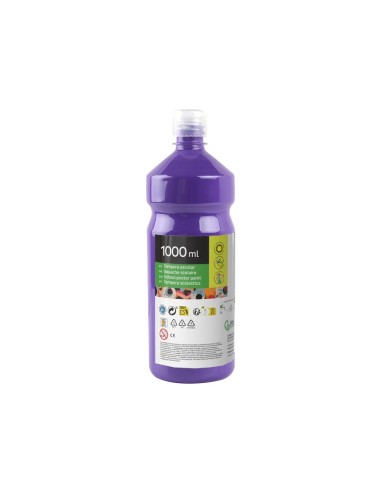 TEMPERA ESCOLAR LIDERPAPEL 1000 ML VIOLETA