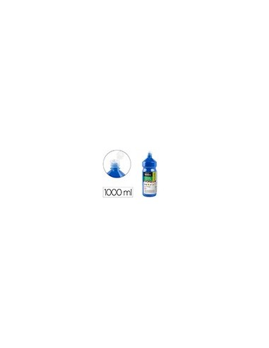 TEMPERA ESCOLAR LIDERPAPEL 1000 ML AZUL MARINO