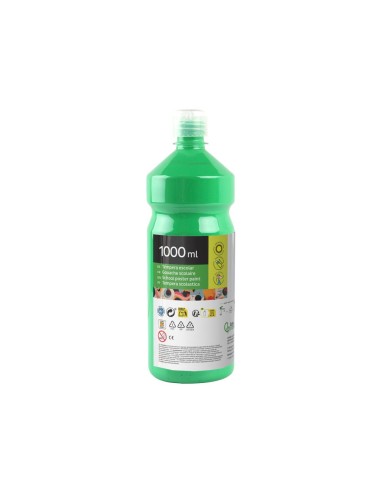 TEMPERA ESCOLAR LIDERPAPEL 1000 ML VERDE