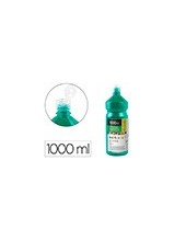 TEMPERA ESCOLAR LIDERPAPEL 1000 ML VERDE OSCURO 2