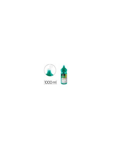 TEMPERA ESCOLAR LIDERPAPEL 1000 ML VERDE OSCURO