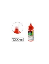 TEMPERA ESCOLAR LIDERPAPEL 1000 ML MARRON 2