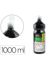 TEMPERA ESCOLAR LIDERPAPEL 1000 ML NEGRO