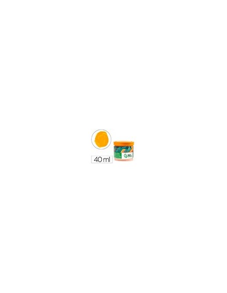 TEMPERA LIDERPAPEL ESCOLAR 40 ML AMARILLO ORO