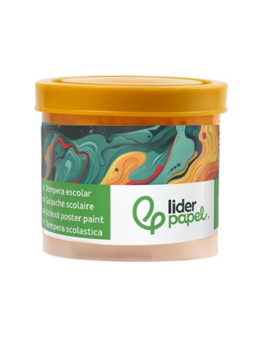 TEMPERA LIDERPAPEL ESCOLAR 40 ML AMARILLO ORO