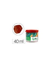 TEMPERA LIDERPAPEL ESCOLAR 40 ML MARRON 2