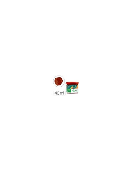 TEMPERA LIDERPAPEL ESCOLAR 40 ML MARRON
