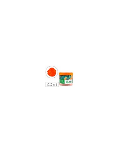 TEMPERA LIDERPAPEL ESCOLAR 40 ML NARANJA