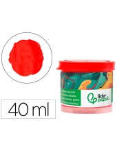 TEMPERA LIDERPAPEL ESCOLAR 40 ML ROJO