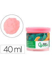 TEMPERA LIDERPAPEL ESCOLAR 40 ML ROSA