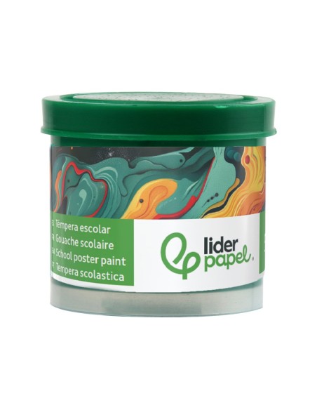 TEMPERA LIDERPAPEL ESCOLAR 40 ML VERDE