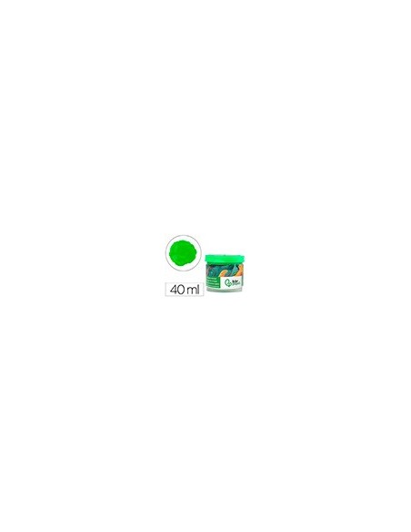 TEMPERA LIDERPAPEL ESCOLAR 40 ML VERDE CLARO