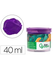 TEMPERA LIDERPAPEL ESCOLAR 40 ML VIOLETA