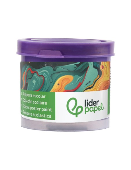 TEMPERA LIDERPAPEL ESCOLAR 40 ML VIOLETA