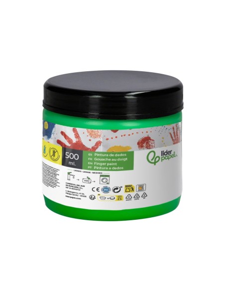 PINTURA DEDOS  TARRINA 500 ML VE.