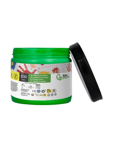 PINTURA DEDOS  TARRINA 500 ML VE.
