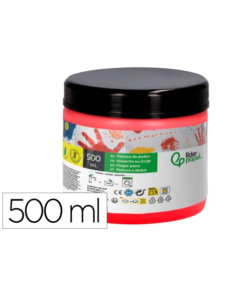 PINTURA DEDOS  TARRINA 500 ML RJ.