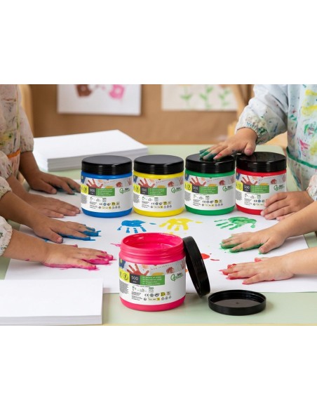 PINTURA DEDOS  TARRINA 500 ML RJ.
