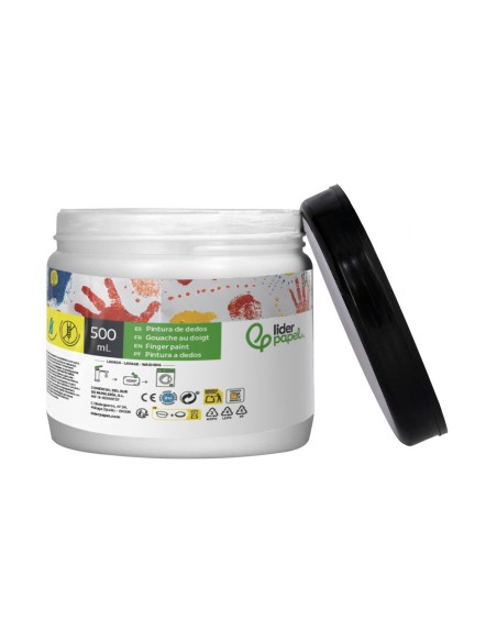 PINTURA DEDOS  TARRINA 500 ML BL.