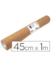 CORCHO ADHESIVO ANCHO 45CM LONGITUD 1M ESPESOR 1MM ROLLO