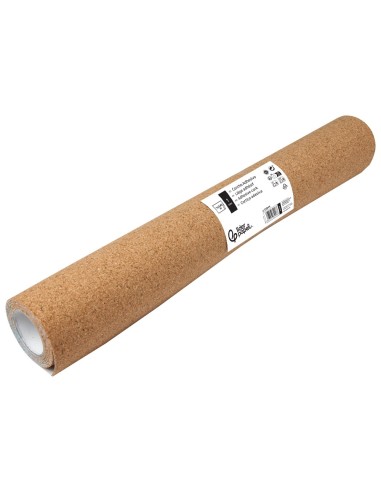 CORCHO ADHESIVO ANCHO 45CM LONGITUD 1M ESPESOR 1MM ROLLO