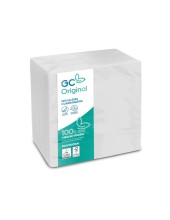 SERVILLETA ALGODON 30X30 CM 1 CAPA PAQUETE 100 UDS.