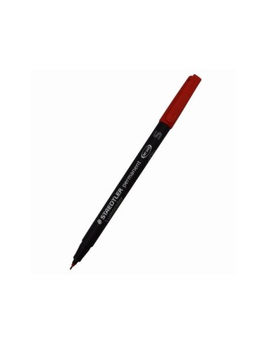 ROTULADOR LUMOCOL RETRO.FIBRAPERM. 313-2 ROJO PUNTA SUPER FINA 0.4