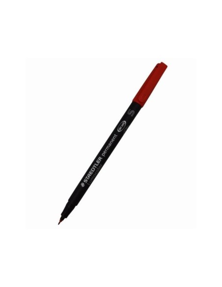 ROTULADOR LUMOCOL RETRO.FIBRAPERM. 313-2 ROJO PUNTA SUPER FINA 0.4