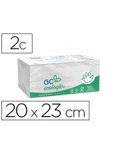 TOALLA PAPEL MANO ENGARZADA ECOLOGICA XTRASEC 20X23 2 CAP. PAQ.196 U.