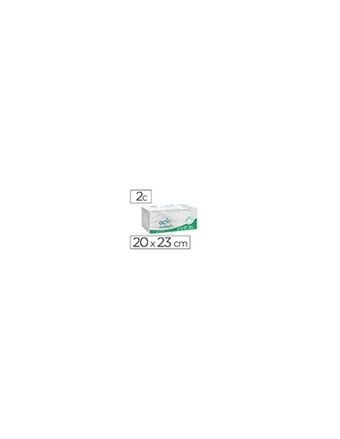 TOALLA PAPEL MANO ENGARZADA ECOLOGICA XTRASEC 20X23 2 CAP. PAQ.196 U.