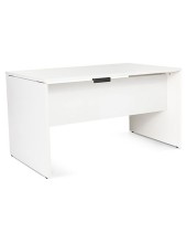MESA OFICINA ROCADA WORK 140X80 CM ACABADO AW04 BLANCO/BLANCO