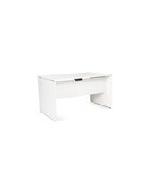 MESA OFICINA ROCADA WORK 140X80 CM ACABADO AW04 BLANCO/BLANCO 2