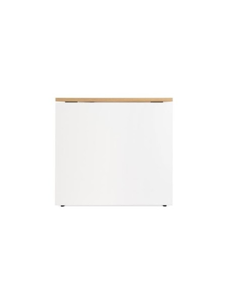 MESA OFICINA ROCADA WORK 140X80 CM ACABADO AW04 BLANCO/BLANCO