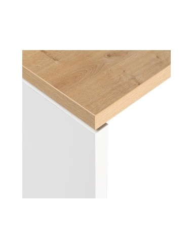 MESA OFICINA ROCADA WORK 200X80 CM BLANCO/BLANCO