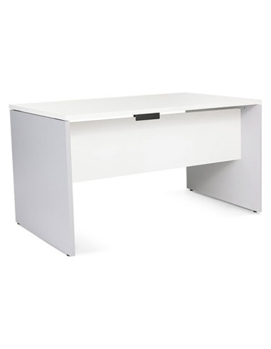 MESA OFICINA ROCADA WORK 140x80 CM ACABADO AB04 GRIS/BL