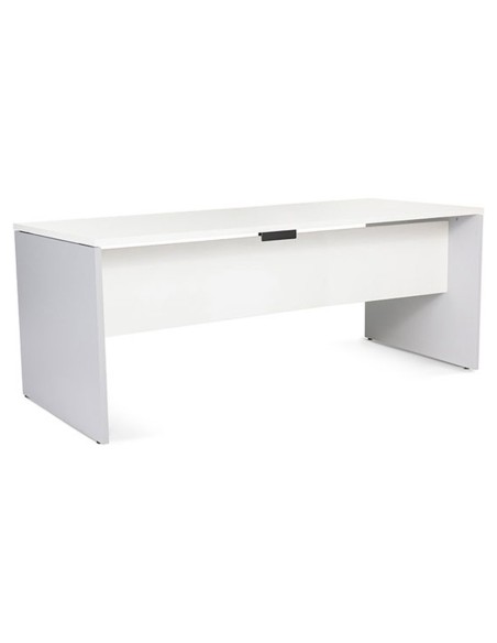 MESA OFICINA ROCADA WORK 180x80 CM ACABADO GRIS/BL