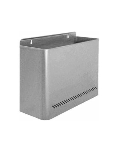 PAPELERA METALICA 99 DE PARED 45X13X29 CM GRIS 99-G