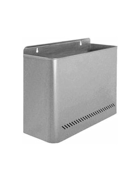 PAPELERA METALICA 99 DE PARED 45X13X29 CM GRIS 99-G