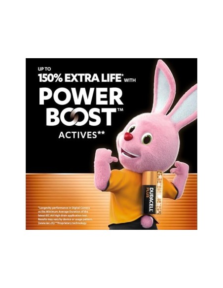 PILAS DURACELL ALCALINA PLUS AA BLISTER C/4 PILAS