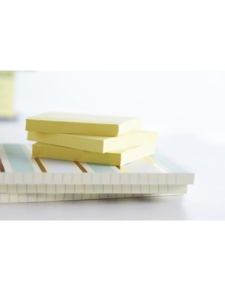 BLOC NOTAS ADH. POST-IT 50X38MM 100H. AM. NEON